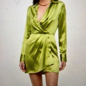 Reformation Alaina Silk Dress